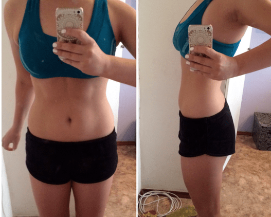 Vorher- und Nachher-Fotos der Keto-Diät